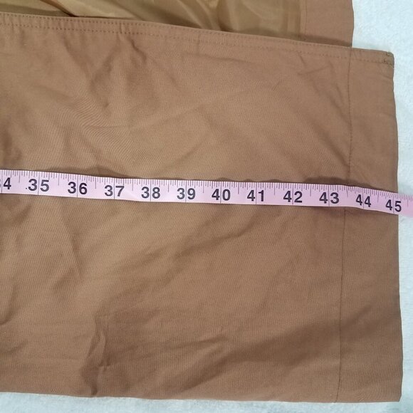 NEW A new Day Women's S Trench Coat in Burlap Brown Cotton NWT $50 - Picture 12 of 12